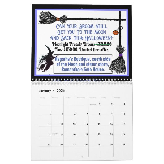 Halloween-Kalender 2025 Kalender (Jan 2026)