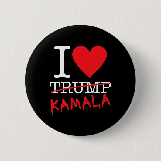 Halloween Kamala Harris 5. November 2024 Button (Vorderseite)