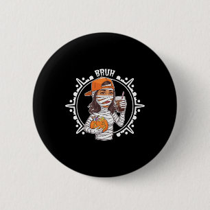 Halloween Kamala Harris Mummy Happy Kamalaween Hal Button