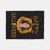 Halloween Kamala Harris Weihnachten 2023 Pumpk Fleecedecke (Vorderseite (Horizontal))