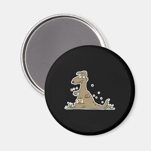 Halloween Kangaroo Magnet (Vorderseite/Rückseite)