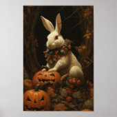 Halloween-Kaninchen Poster (Vorne)