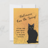 Halloween kann ein Beängstigendes Anwesen sein Dankeskarte (Vorderseite)