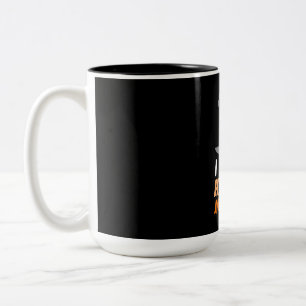 Halloween kann ich meine Boos nicht handhaben Zweifarbige Tasse