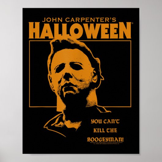 Halloween kannst du den Bogeyman nicht töten Poster (Vorne)