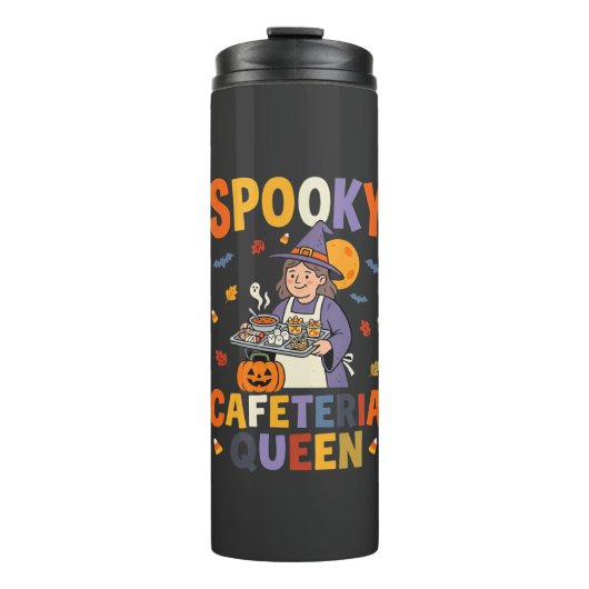 Halloween Kantinenkönigin Thermosbecher (Vorderseite)