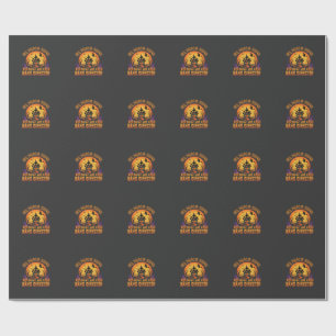 Halloween Kapellmeister Hexenbesen Spukhaus Geschenkpapier