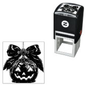 Halloween Karamell Apfel Jack-o-Lantern Permastempel (Beispiel)