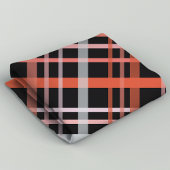 Halloween Kariert Black and Orange Pattern Stoff