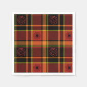 Halloween Kariert Collection Cocktail Paper Napkin Serviette (Vorderseite)