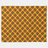 Halloween Kariert Fleecedecke (Vorderseite (Horizontal))