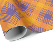 Halloween Kariert Geschenkpapier (Rolleneckpunkt)