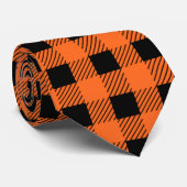 Halloween Kariert Neck Tie Krawatte (Gerollt)