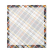 Halloween Kariert Notizblock (Vorderseite)