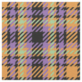 Halloween Kariert Tartan Stoff (Nahaufnahme)