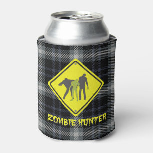 Halloween-Karierter Zombie-Jäger Dosenkühler