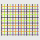 Halloween Karo 8 Geschenkpapier (Flach)