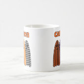 Halloween-Karogingham-Geister Kaffeetasse (Mittel)