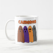 Halloween-Karogingham-Geister Kaffeetasse (Links)