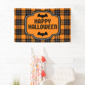 Halloween-Karomuster Banner (Insitu)