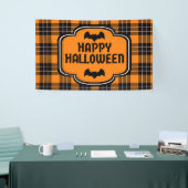 Halloween-Karomuster Banner (Messeveranstaltung)