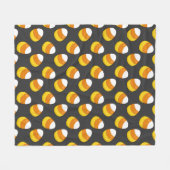 Halloween-Karotten Fleecedecke (Vorderseite (Horizontal))