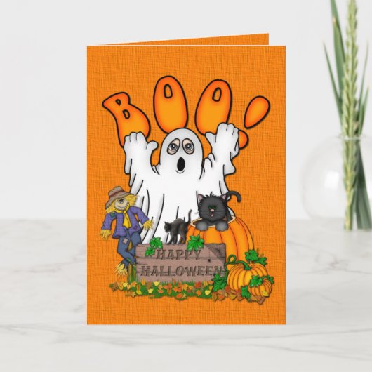 Halloween Karte (Vorderseite)