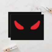 Halloween Karte (Vorderseite/Rückseite Beispiel)