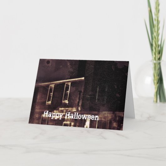 Halloween Karte (Vorderseite)