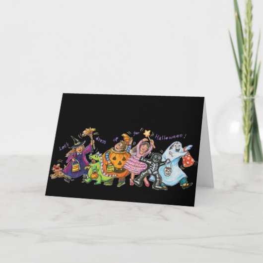 Halloween Karte (Vorderseite)