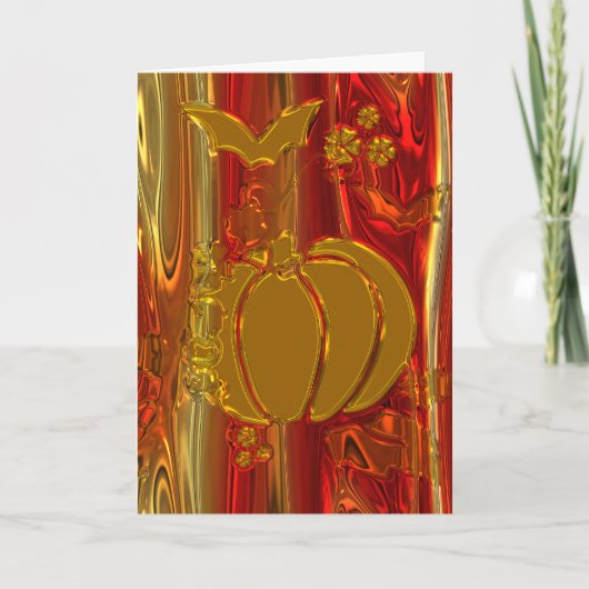 Halloween Karte (Vorderseite)