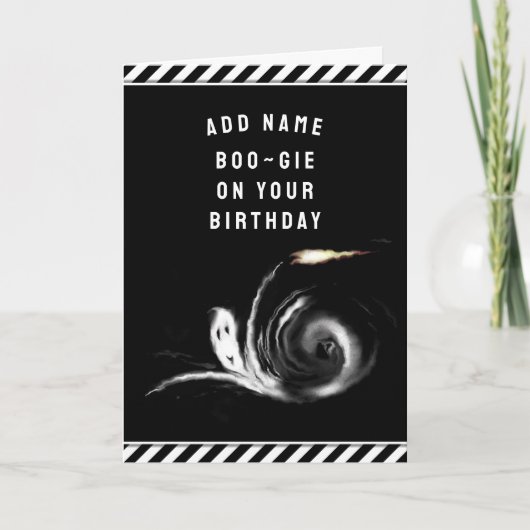 Halloween Karte (Vorderseite)