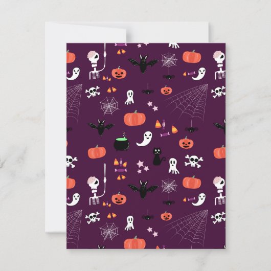 Halloween Karte (Vorderseite)
