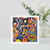 Halloween Karte (Stehend Vorderseite)