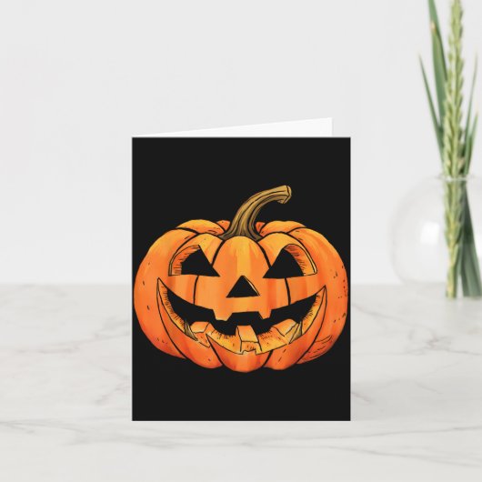 Halloween Karte (Vorderseite)