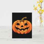 Halloween Karte (Gelbe Blume)