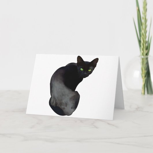 Halloween Karte (Vorderseite)