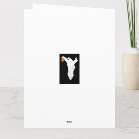 Halloween Karte (Rückseite)