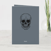 Halloween Karte (Rückseite)