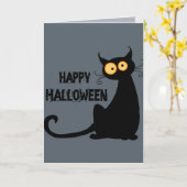 Halloween Karte (Gelbe Blume)