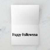 HALLOWEEN KARTE (Innenseite)
