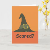 Halloween Karte (Gelbe Blume)