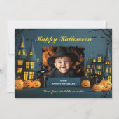 Halloween Karte (Vorderseite)