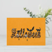 Halloween Karte (Stehend Vorderseite)