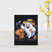 Halloween Karte (Gelbe Blume)