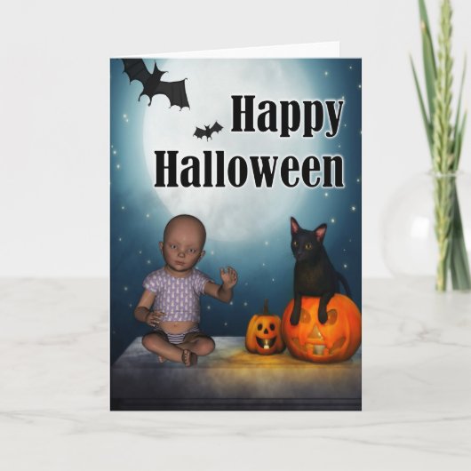Halloween Karte (Vorderseite)