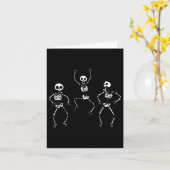 Halloween Karte (Gelbe Blume)