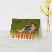 Halloween-Karte #1 Karte (Gelbe Blume)