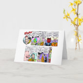 Halloween-Karte #1 Karte (Gelbe Blume)