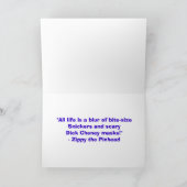 Halloween-Karte #3 Karte (Innenseite)